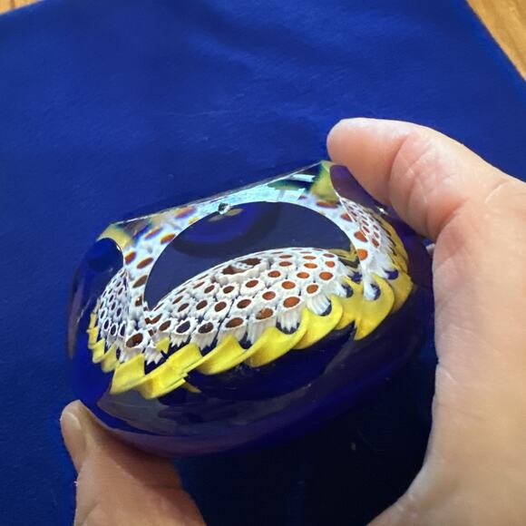 VTG St. Louis 1981 Mille Fiori Paperweight Iran Hostages 444 Days Collectible - Picture 9 of 10